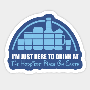 Hoppiest Place On Earth Sticker